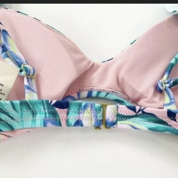 Gianni Bini Tropical Bikini Top Size Small - Picture 6 of 7